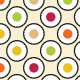 Fabric 10779 | sushi maki polka dots