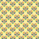 Fabric 10781 | Folk - serca - Mellow yellow