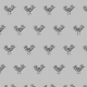 Tkanina 10829 | Bird - black and grey pattern