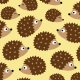Fabric 10857 | hedgehogs