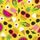 Tkanina 10858 | PINEAPPLE WATERMELON ICECREAM