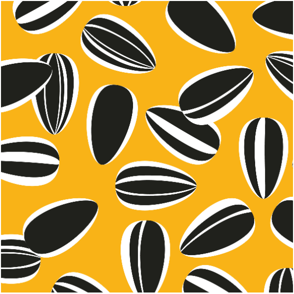 Fabric 10907 | sunflower seeds
