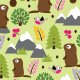 Fabric 11146 | MARMOTS ON A MOUNTAIN GLADE