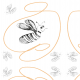 Tkanina 11194 | Bees 2