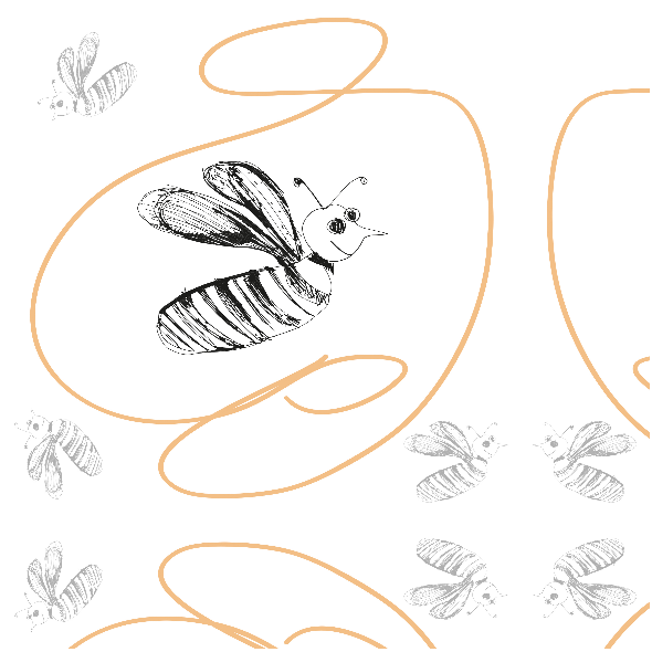 Fabric 11194 | Bees 2