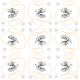 Tkanina 11194 | Bees 2