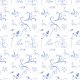Tkanina 11227 | blue flowers