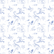 Fabric 11227 | blue flowers