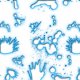 Tkanina 11228 | blue stains