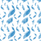 Tkanina 11229 | blue butterflies