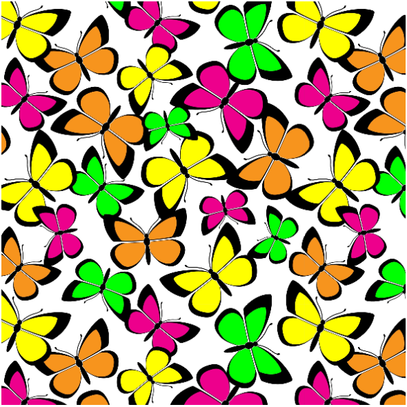 Tkanina 11299 | 003 - Butterfly