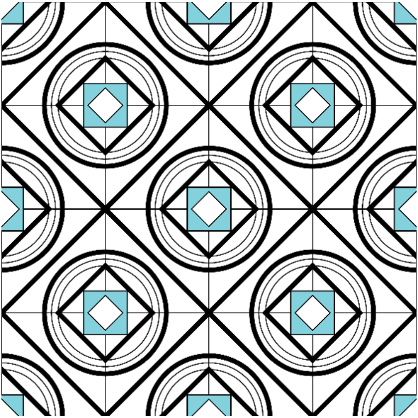 Fabric 11466 | romby Abstrakcyjne