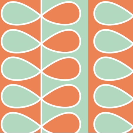 Tkanina 11526 | Liscie (seria: Mellow RETRO)