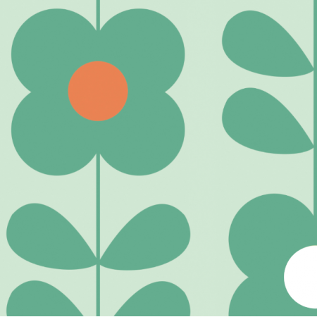 Fabric 11545 | Kwiaty  (seria: Mellow RETRO)
