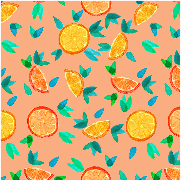 Tkanina 11555 | Oranges
