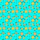 Tkanina 11556 | Oranges blue