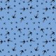 Fabric 11638 | niebieskie jakółki