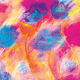 Tkanina 11653 | HOT summer, colours of summer 4 - colourfull pattern PILLOW