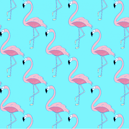 Fabric 11662 | Flamingi