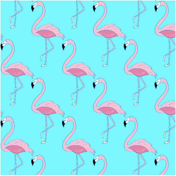 Tkanina 11662 | Flamingi