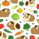 Tkanina 11712 | GUINEA PIGS AND THEIR TREATS