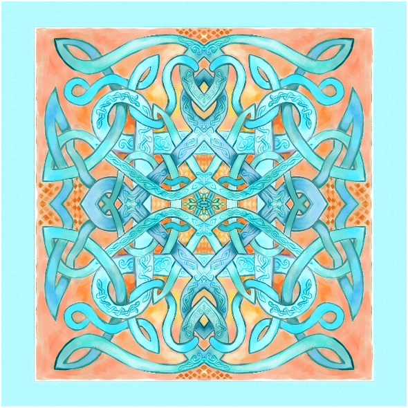 Fabric 11726 | Celtycki pastelowy
