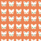 Tkanina 11751 | Motyle  (seria: Mellow RETRO)