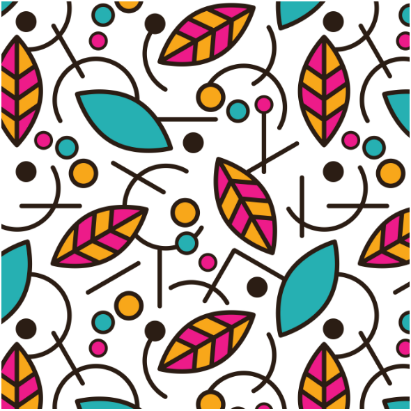 Fabric 11787 | COLORFUL ABSTRACT GEOMETRIC PATTERN