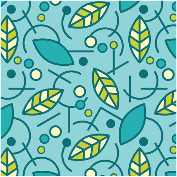 Fabric 11788 | AQUA ABSTRACT GEOMETRIC PATTERN