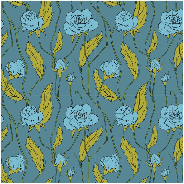 Fabric 11857 | Róże (Kwiaty_2)