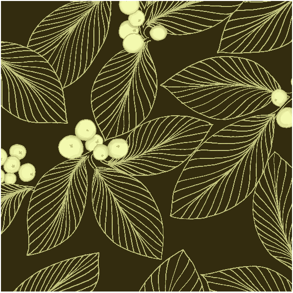 Fabric 12029 | Golden leaves