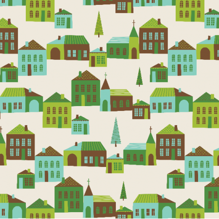 Fabric 1380 | Sleigh Bells Village