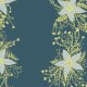 Fabric 12061 | Luminous flowery garlands