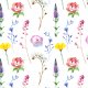 Fabric 12094 | watercolor flowers1