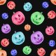 Fabric 12267 | Neon Halloween Pumpkins