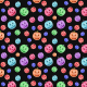 Fabric 12267 | Neon Halloween Pumpkins