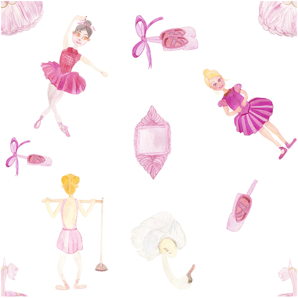 Fabric 12295 | Little Ballerinas