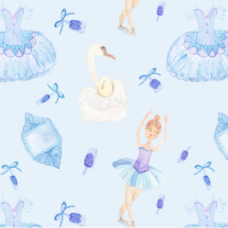 12296 | Little Ballerina in Blue