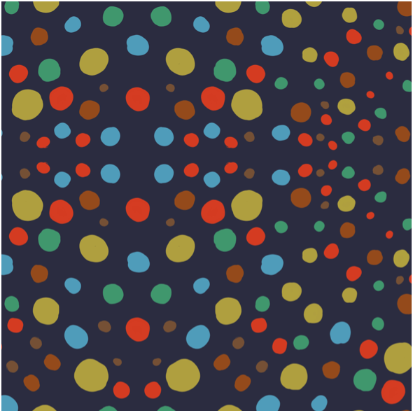 Tkanina 12327 | Circle madness