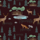 Fabric 12360 | wild forest 1
