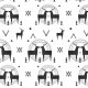 Fabric 12364 | geometric deer 1