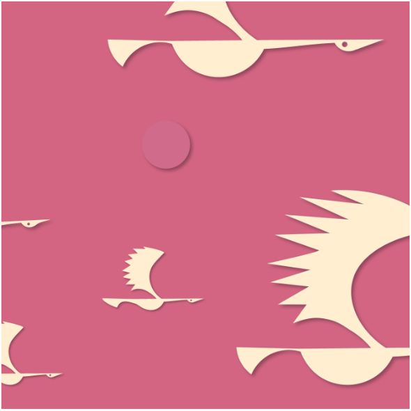 Tkanina 12377 | ptaki 4