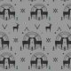 Tkanina 12379 | geometric deer 3