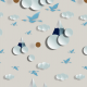 Tkanina 12393 | sky birds 4