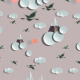 Fabric 12395 | sky birds 2