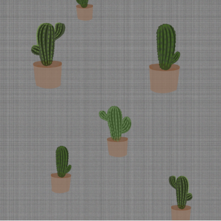 12472 | canvas with cactus