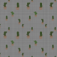 Tkanina 12472 | canvas with cactus