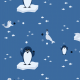 Fabric 12486 | Pingwiny i Foczki