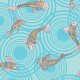 Fabric 12560 | canvas with  japanese fishes 9