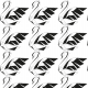Fabric 12595 | origami swan